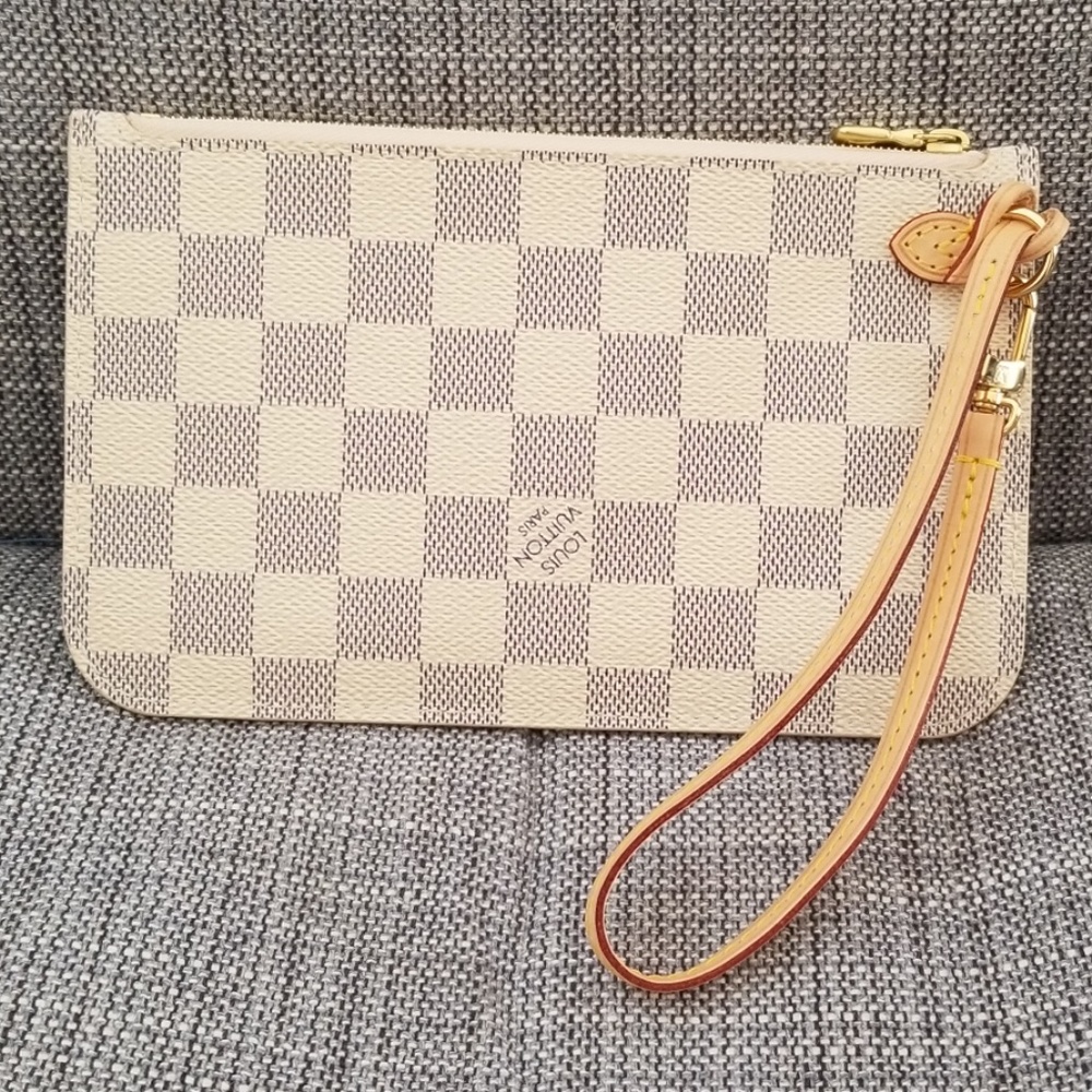 Louis Vuitton Neverfull PM Pochette Damier Azur